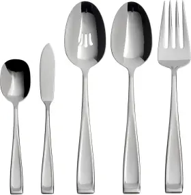 8985 Oneida Moda 75pc Flatware Set 75 Count Understated Sophistication #2