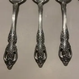 9325 Oneida 1987-88 Usa Renoir Pembrooke Stainless Steel 6 Salad Forks 3/4 #2