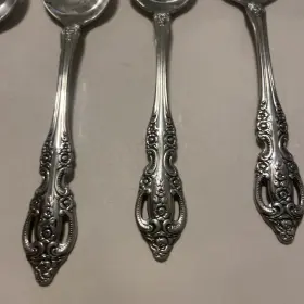 9325 Oneida 1987-88 Usa Renoir Pembrooke Stainless Steel 6 Salad Forks 3/4 #3