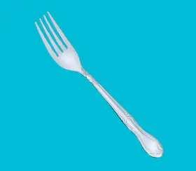 B072fplf Oneida Melinda Stainless Silverware Flower Tip Glossy Flatware Dinner Fork