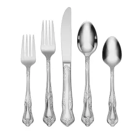 B333045a Oneida Azalea 45-piece Flatware Set Service For 8 45 Piece Silver