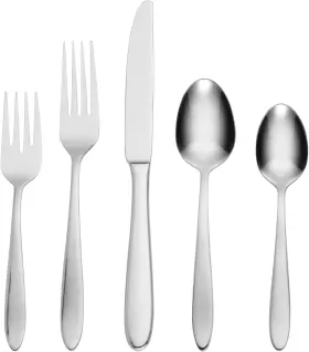 B336020a Oneida Mooncrest 20-piece Flatware Set Service For 4 Silver 20 Piece
