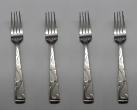 B340004a Oneida B340004a/no Stainless Flatware - Tuscany Dinner Forks Set Of Four