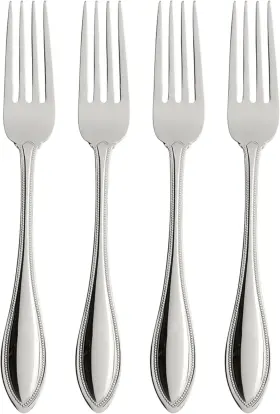 B587004a Oneida American Harmony Everyday Flatware Dinner Forks Set Of 4