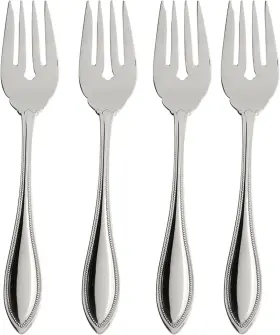 B587004d Oneida American Harmony Everyday Flatware Salad Forks Set Of 4