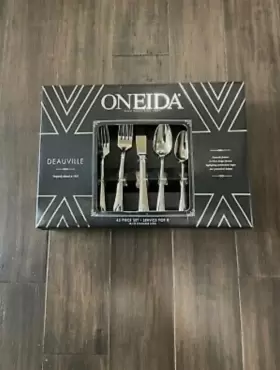 F111045a Oneida Deauville 1929 45-piece Flatware Set