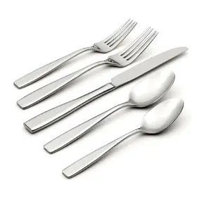 H067020c Oneida - Continuum Stainless Steel 20pc. Flatware Set Service For Four