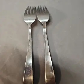 H083008c Oneida Zinc Everyday Flatware Dinner Forks Set Of 2 18/0 Stainless Steel #3