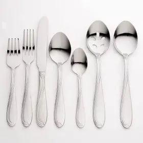 H097090a Oneida Cresta 90 Piece Casual Flatware Set 18/0 Stainless Service For