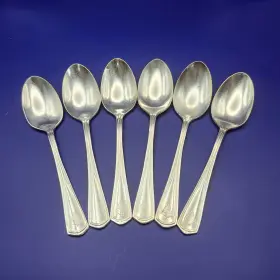 Ohs131 Oneida Hotel Plate Four Seasons Silverplate Flatware 6 Inch Teaspoon Lot Of