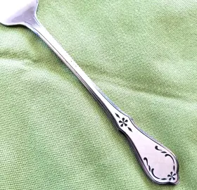 72629 Oneida Northland 2 Salad Forks Evening Star Pattern Burnished Handle Glossy #2