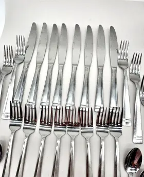 Serving5 Oneida Ohsams/serving5 Stainless Flatware Amsterdam - 43 Pc Set #2