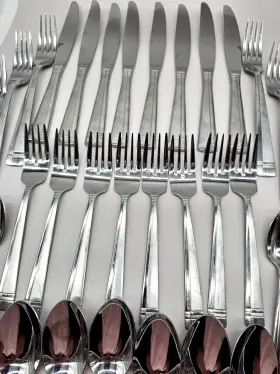 Serving5 Oneida Ohsams/serving5 Stainless Flatware Amsterdam - 43 Pc Set #3