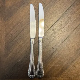 Oneida Ohscame/k1m Set Of 2 Stainless Flatware Dinner Knife Usa