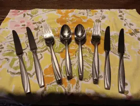 Oneida Ohscaml/sfx4 Stainless Flatware Camlynn -29 Pieces