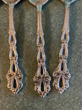 Tsx6 Oneida Ohschan/tsx6 Stainless Chandelier Teaspoons - Set Of Six #2