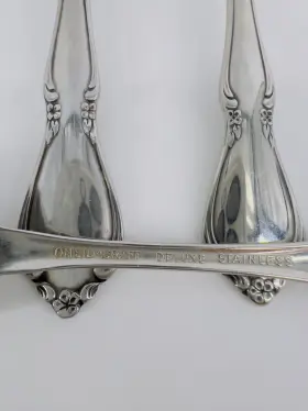 1-tablespoon Oneida Ohschat/tsx4 Lot Of 3 Craft Stainless Flatware Chateau 2-teaspoons #3