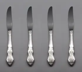 Oneida Ohsdove/k1mx4 Stainless Dover Glossy Dinner Knives - Set Of Four N/o