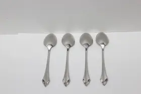 Oneida Ohskenw/tsx4 Stainless Flatware Kenwood - Teaspoons Set Of Four Finish #2