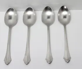 Oneida Ohskenw/tsx4 Stainless Flatware Kenwood - Teaspoons Set Of Four Finish