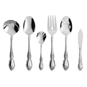 Serving6 Oneida Ohslou/serving6 Stainless Flatware Louisiana - 6 Pc Serving Set New Other