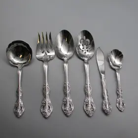 Serving6 Oneida Ohsmich/serving6 Stainless Flatware Michelangelo - 6pc Serving Set N/o