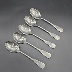 Plsx12 Oneida Ohsmim/plsx12 Stainless Colonial Boston - Large Soup / Place Spoons Set Of 5