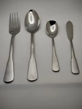 Serving5 Oneida Ohsmim/serving5 Stainless Colonial Boston 4 Pc Serving Set