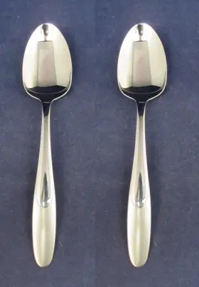 Tasx12 Oneida Ohsparamo/tasx12 Paramount Stainless Flatware Serving Spoons Set Of Twelve - Usa Made