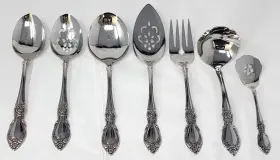 Oneida Ohsplant/stkx4 Community Stainless Plantation 7pc Serving Piece Set Exc - New