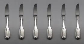 K1nfx6 Oneida Ohsrid/k1nfx6 Stainless Ridgecrest - Luncheon / Dessert Knives Set Of Six Rare