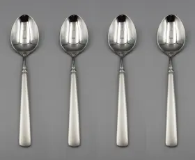 Oneida Ohssae/plsx4 Stainless Flatware - Satin Easton Dinner / Place Spoons Set Of Four New