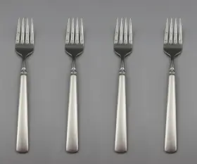 Oneida Ohssae/sfx4 Stainless Flatware - Satin Easton Salad Forks Set Of Four New