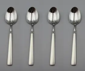 Oneida Ohssae/tsx4 Stainless Flatware Satin Easton Teaspoons - Set Of Four New