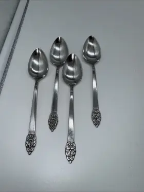 Oneida Ohsvin/tsx4 Stainless Flatware Vinland Teaspoons - Set Of Four #2