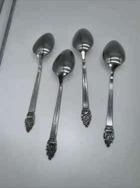 Oneida Ohsvin/tsx4 Stainless Flatware Vinland Teaspoons - Set Of Four #3
