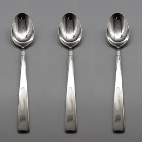 Tasx3 Oneida Ohswestb/tasx3 Stainless Flatware - Westbrook Glossy Serving Spoons Set Of Three New