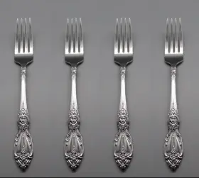 Oneida Ohswor/f1x4 4 Stainless Flatware Wordsworth Dinner Forks Fork Set Of