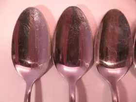 9891902 Oneida Silver Set Of 6 Bohemian Place Oval Soup Spoon 7 1/8 Ga4 #2