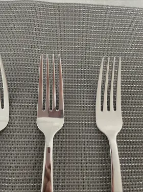 St-14 Oneida Madison Avenue Set Of 4 Salad Forks 7 1/8 Inch Stainless Flatware China #3