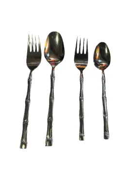 Orl23 Orleans Silver Stainless Japan 4 Piece Set