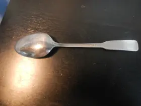 Orl15 Orleans Silver Co Serving Spoon Wheat Pattern Stainless Korea Guc #3
