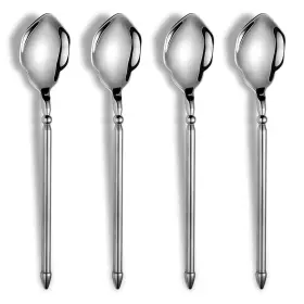 Ouliget 787942764145 Unique Stainless Steel Dinner Spoons Set Mythical Poseidons Long Handle Tabl