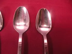 11241916 Oxford Hall Set Of 4 Stainless Basketville Iced Tea Spoons 7 5/8 In Ga3 #3