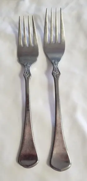 Oxh101 Oxford Hall Rose Mix Lot Of 9 Stainless Flatware Made In Japan #2