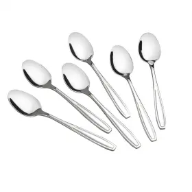 8541931409 Pekky 12 Pcs 5.9 Inch Stainless Steel Tea Spoons Small Dessert Metal Cutlery