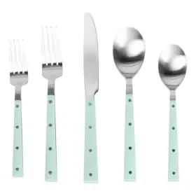 Pr-4753-2814609 Pemberly Row Mint And Stainless Steel Flatware - Set Of 5 Pieces
