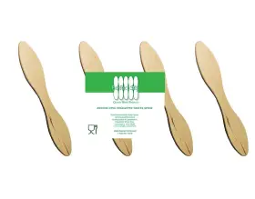 1000ct Perfect Stix 810011471085 5ftft Unwrapped Plain Wooden Ice Cream/taster Spoon