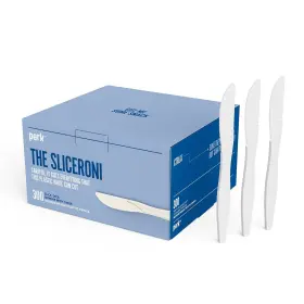 Perk Pk58700/pk56399 Plastic Knife Medium-weight White Pk56399