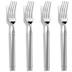 Persify 762715741189 Dinner Forks Manual Forged 18/10 Stainless Steel Silverware Modern Roun